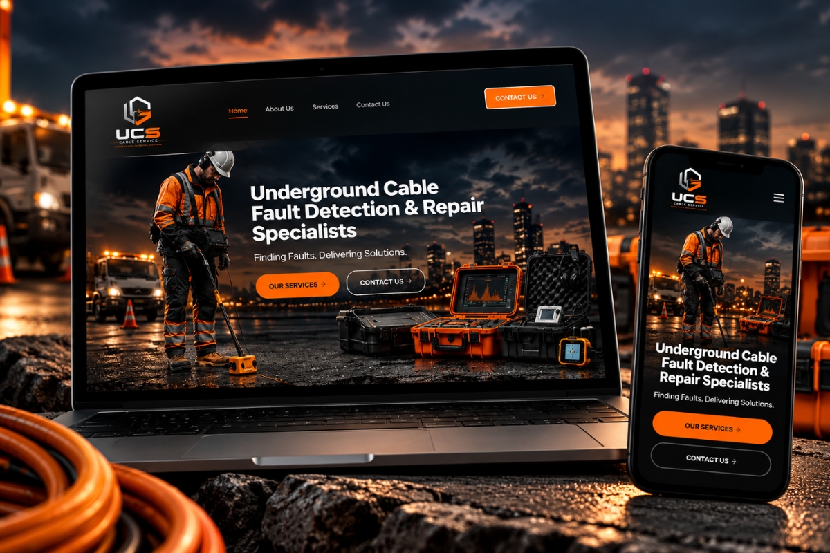 UCS Underground Cable Service website project by Growth Amplify